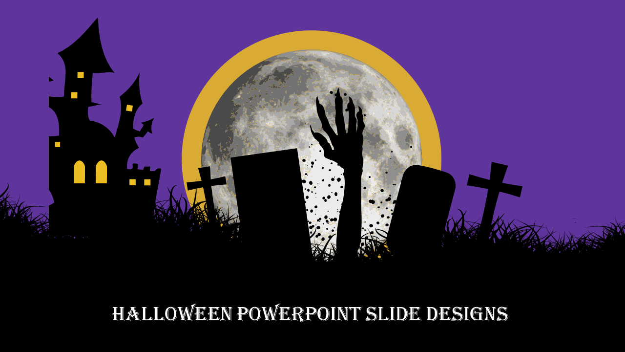Innovative Halloween PowerPoint Slide Designs Template